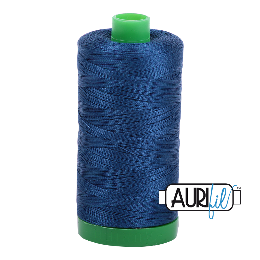 Col. #2783 Medium Delft Blue - Aurifil 40 Weight