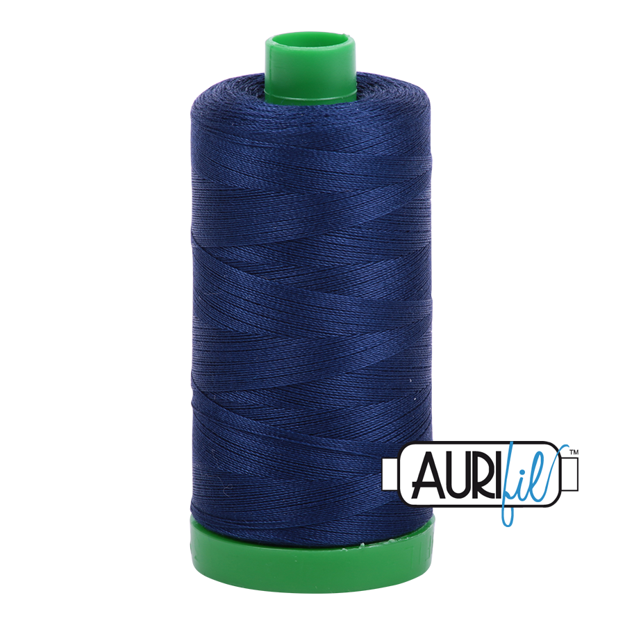 Col. #2784 Dark Navy - Aurifil 40 Weight
