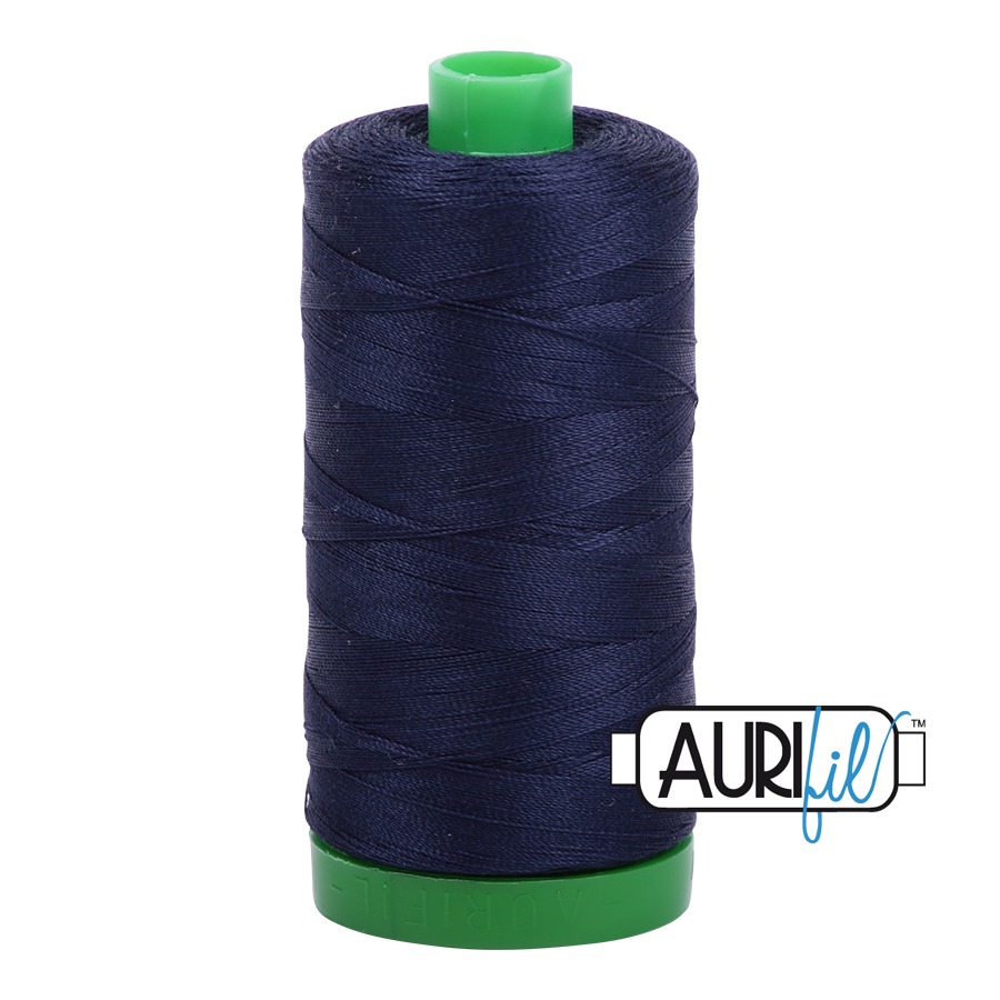 Col. #2785 Very Dark Navy - Aurifil 40 Weight