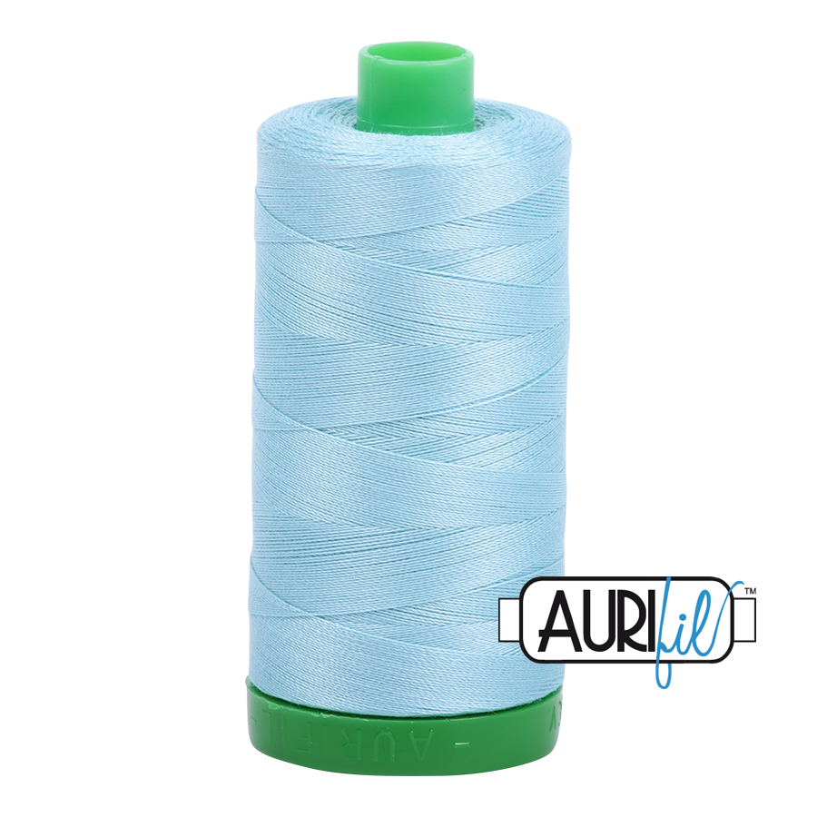 Col. #2805 Light Grey Turquoise - Aurifil 40 Weight