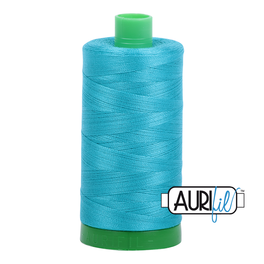 Col. #2810 Turquoise - Aurifil 40 Weight