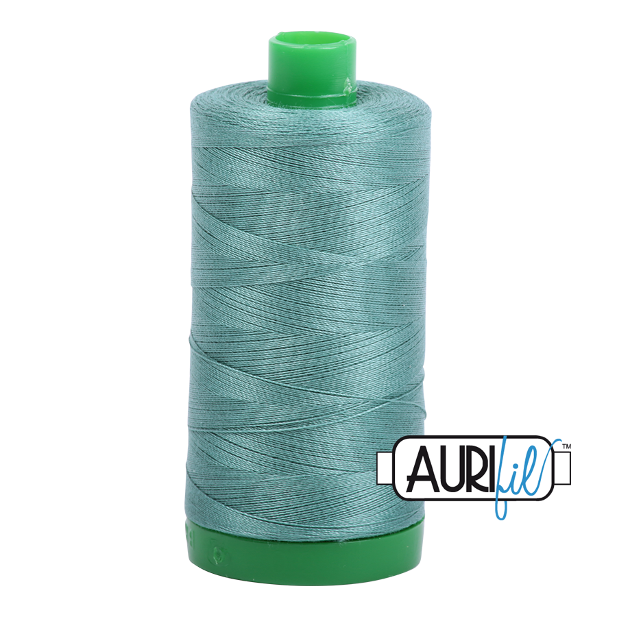 Col. #2850 Medium Juniper - Aurifil 40 Weight