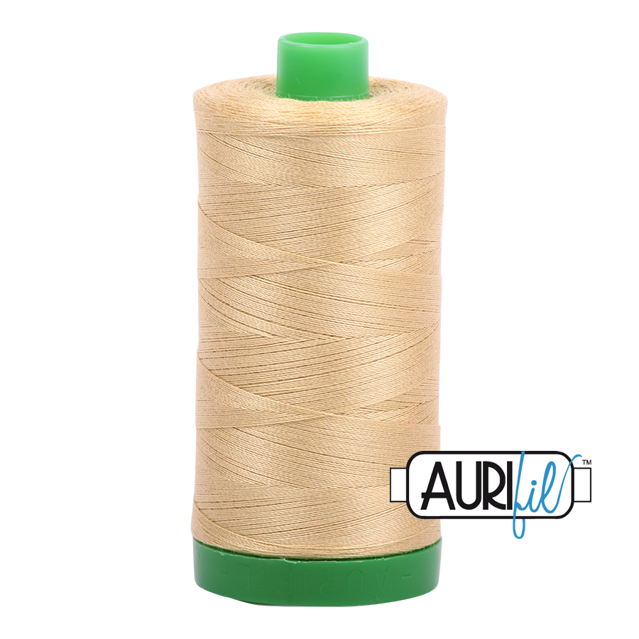 Col. #2915 Very Light Brass - Aurifil 40 Weight