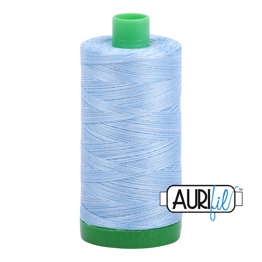 Col. #3770 Stone Washed Denim - Aurifil 40 Weight