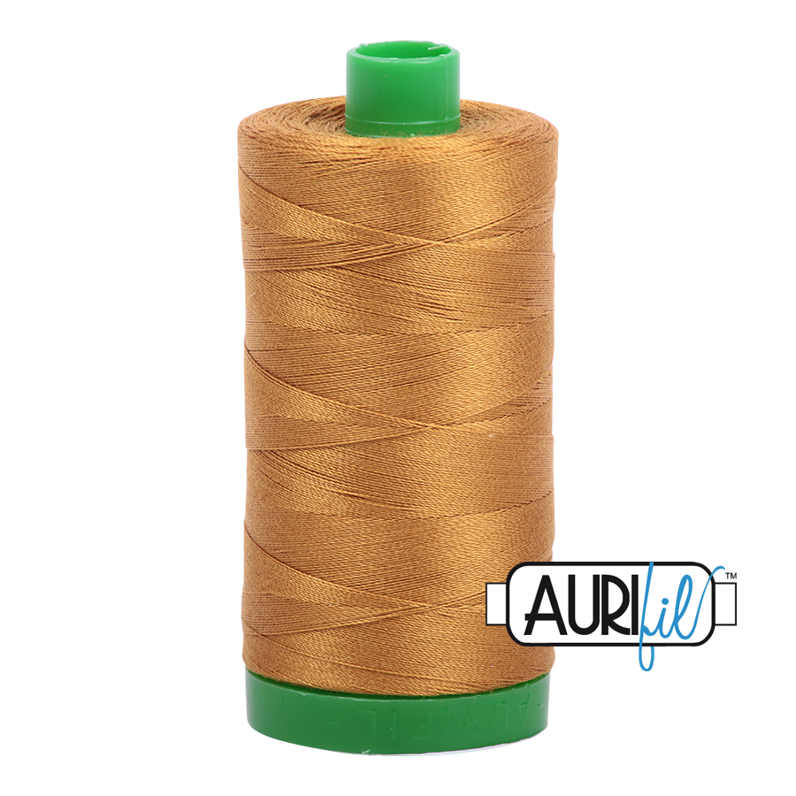 Col. #2975 Brass - Aurifil 40 Weight