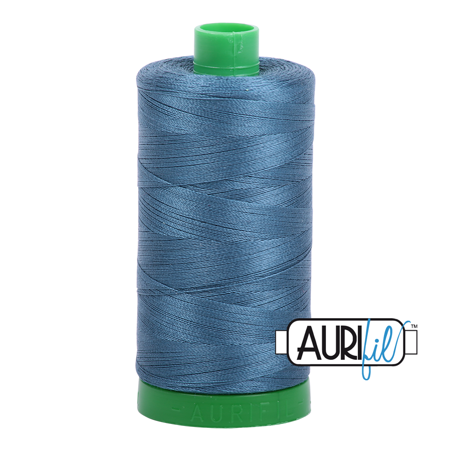 Col. #4644 Smoke Blue - Aurifil 40 Weight