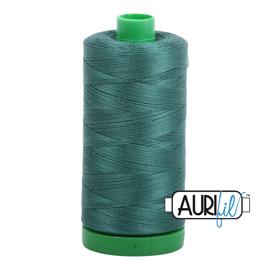 Col. #4129 Turf Green - Aurifil 40 Weight
