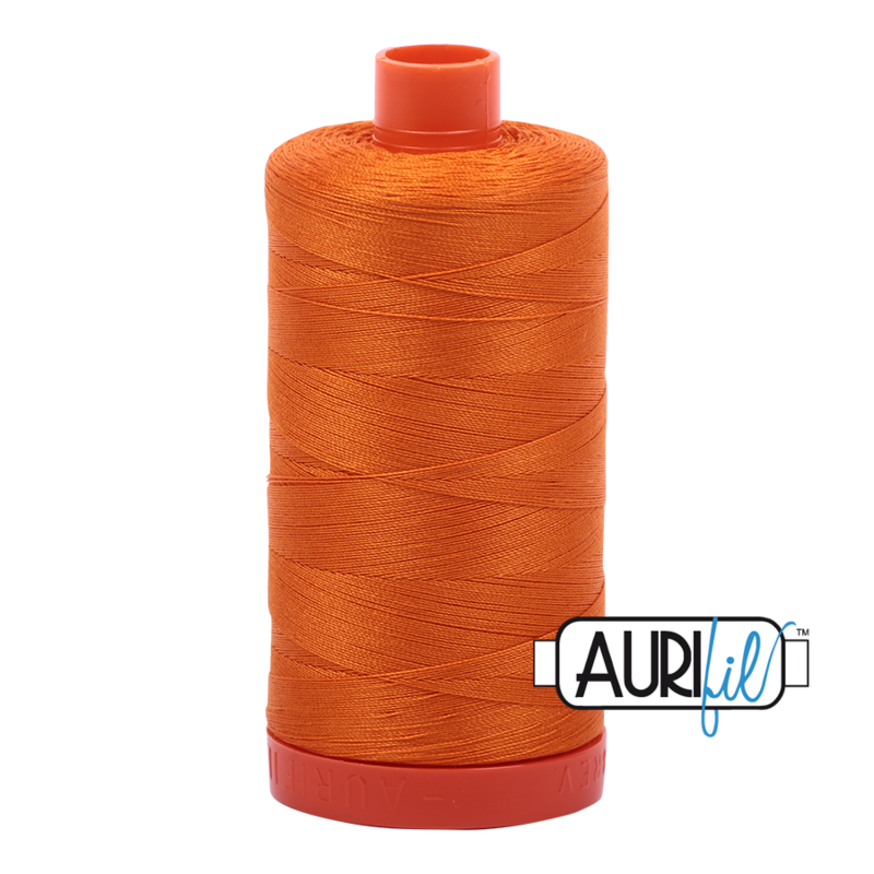 Col. #1133 Bright Orange - Aurifil 50 Weight Col. #1133 Bright Orange - Aurifil 50 Weight
