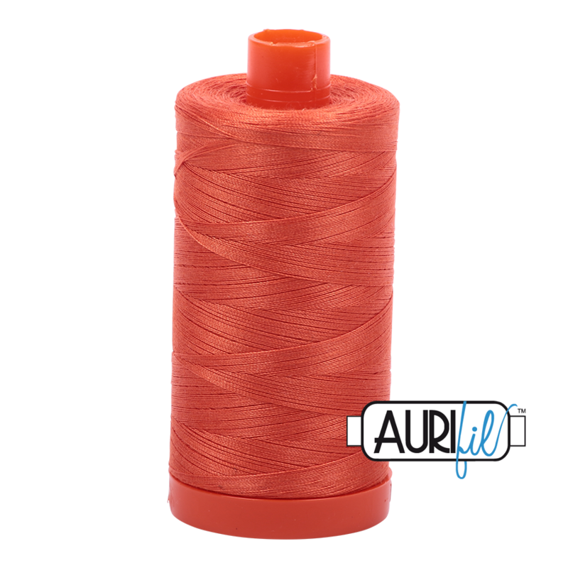 Col. #1154 Dusty Orange - Aurifil 50 Weight Col. #1154 Dusty Orange - Aurifil 50 Weight
