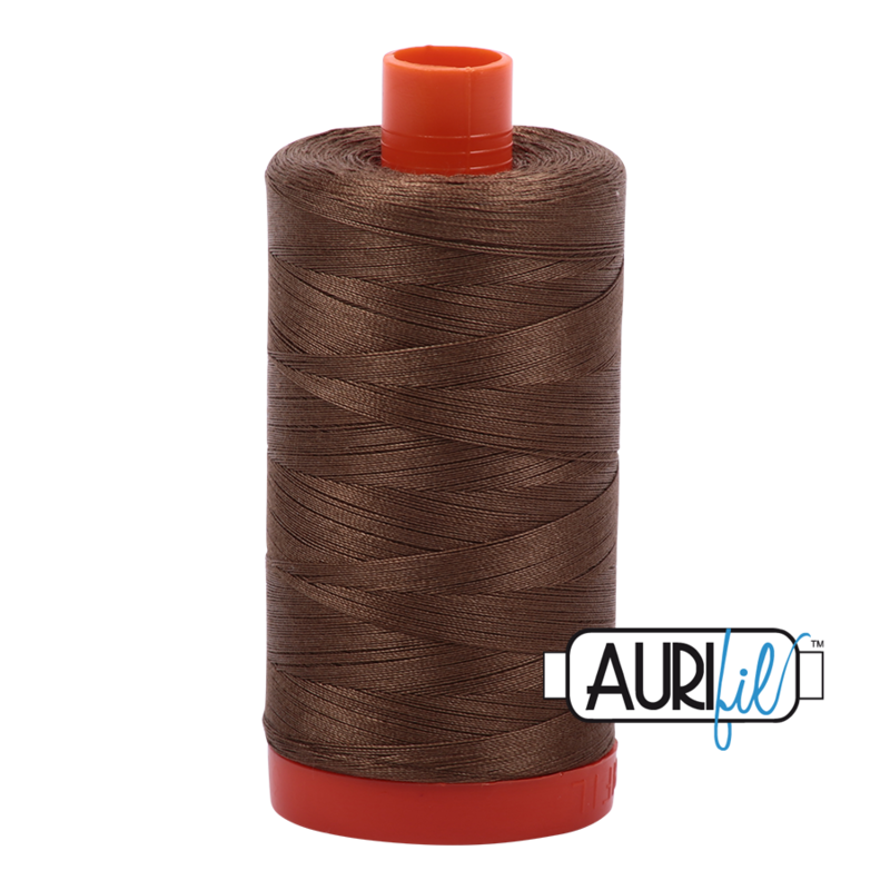 Col. #1318 Dark Sandstone - Aurifil 50 Weight Col. #1318 Dark Sandstone - Aurifil 50 Weight