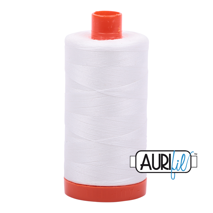 Col. #2021 Natural White - Aurifil 50 Weight