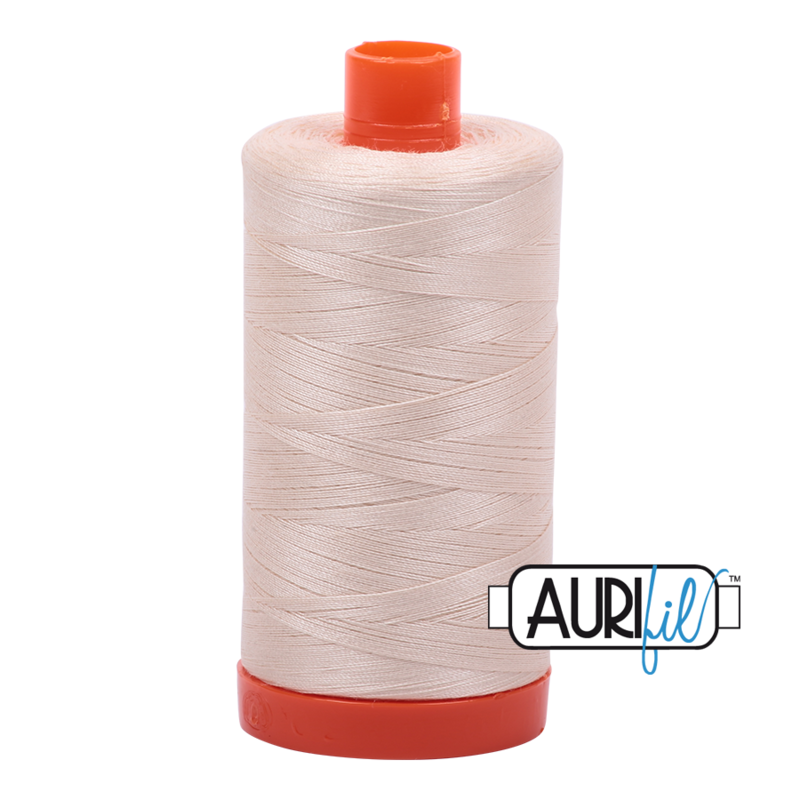 Col. #2000 Light Sand - Aurifil 50 Weight Col. #2000 Light Sand - Aurifil 50 Weight