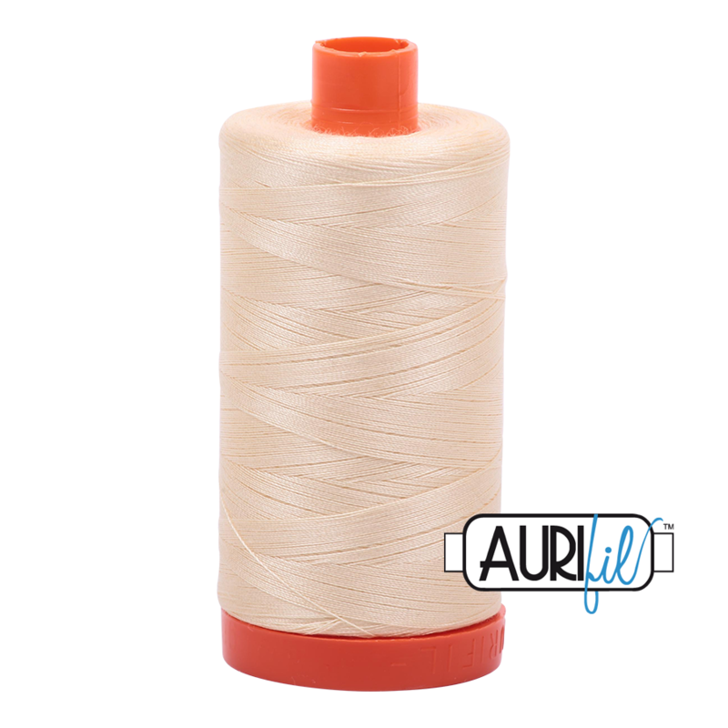 Col. #2123 Butter - Aurifil 50 Weight Col. #2123 Butter - Aurifil 50 Weight