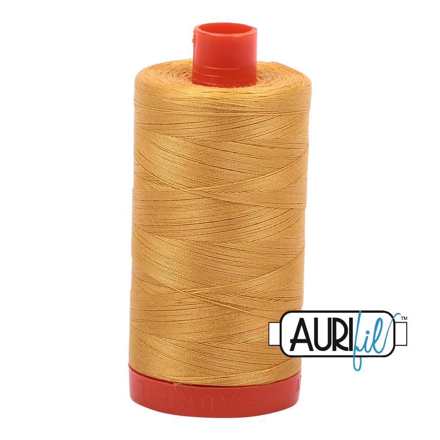 Col. #2132 Tarnished Gold - Aurifil 50 Weight