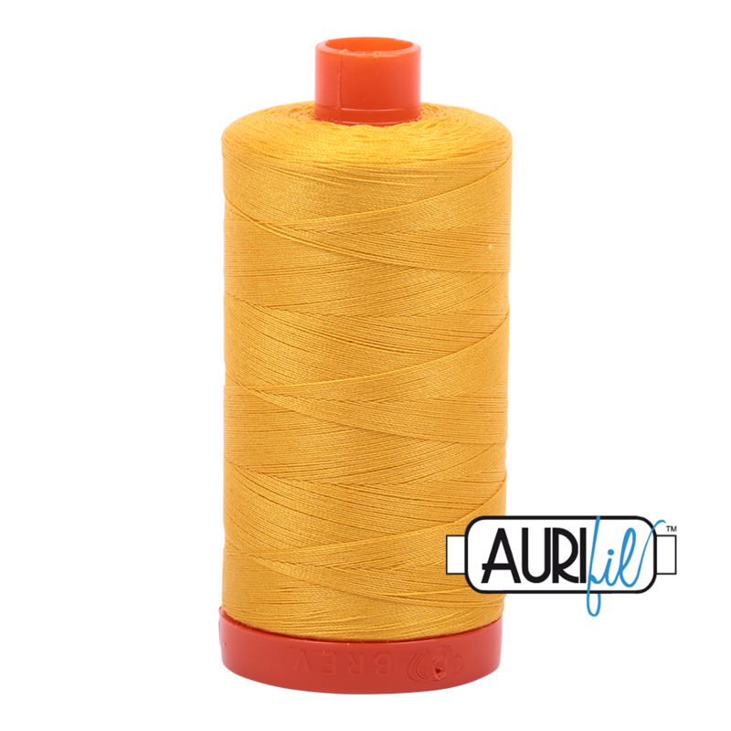 Col. #2135 Yellow - Aurifil 50 Weight Col. #2135 Yellow - Aurifil 50 Weight
