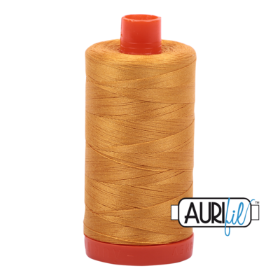 Col. #2140 Orange Mustard - Aurifil 50 Weight Col. #2140 Orange Mustard - Aurifil 50 Weight
