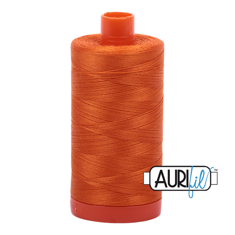 Col. #2150 Pumpkin - Aurifil 50 Weight Col. #2150 Pumpkin - Aurifil 50 Weight