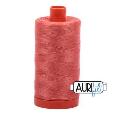 Col. #2225 Salmon - Aurifil 50 Weight