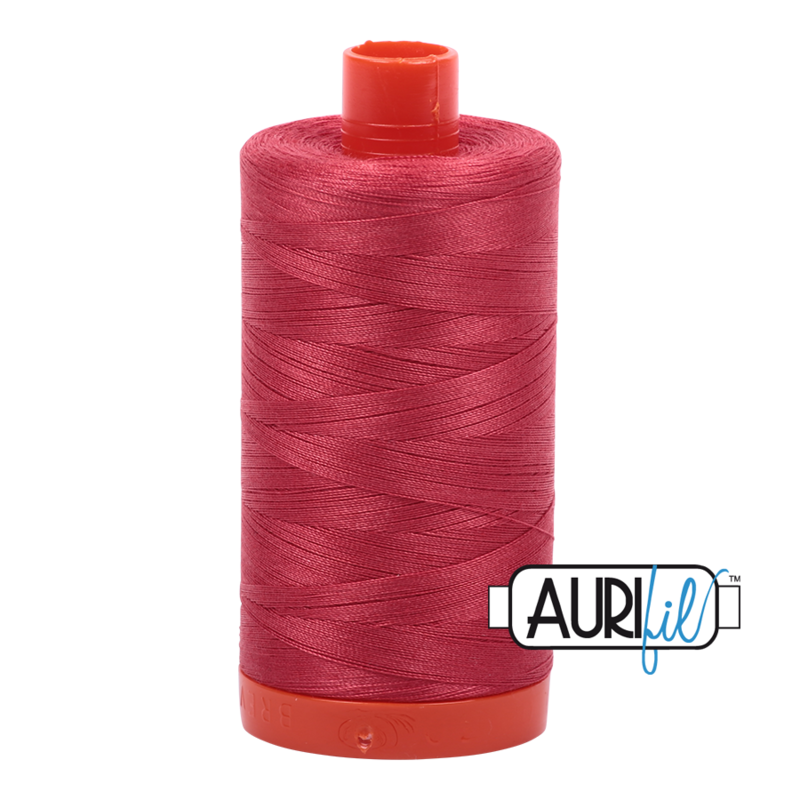 Col. #2230 Red Peony - Aurifil 50 Weight Col. #2230 Red Peony - Aurifil 50 Weight