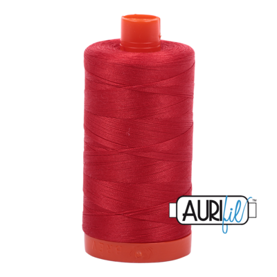 Col. #2265 Lobster Red - Aurifil 50 Weight