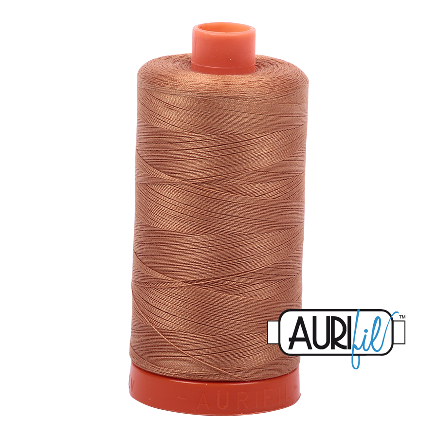 Col. #2335 Light Cinnamon - Aurifil 50 Weight, Thread Length: 1300M spool