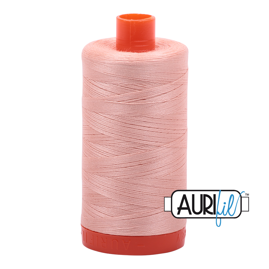 Col. #2420 Light Blush - Aurifil 50 Weight, Thread Length: 1300M spool