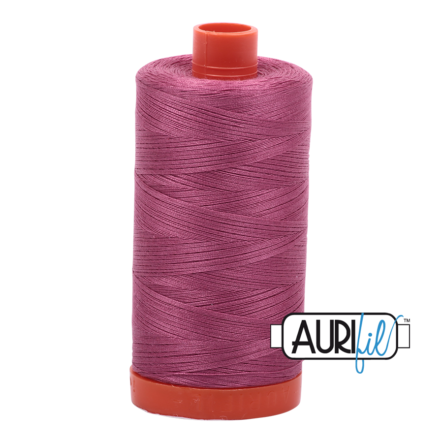 Col. #2450 Rose - Aurifil 50 Weight, Thread Length: 1300M spool