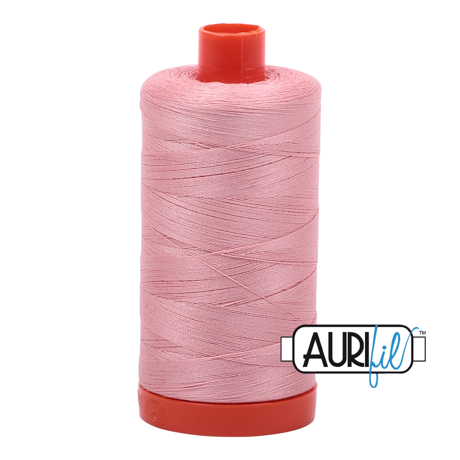 Col. #2437 Light Peony - Aurifil 50 Weight, Thread Length: 1300M spool