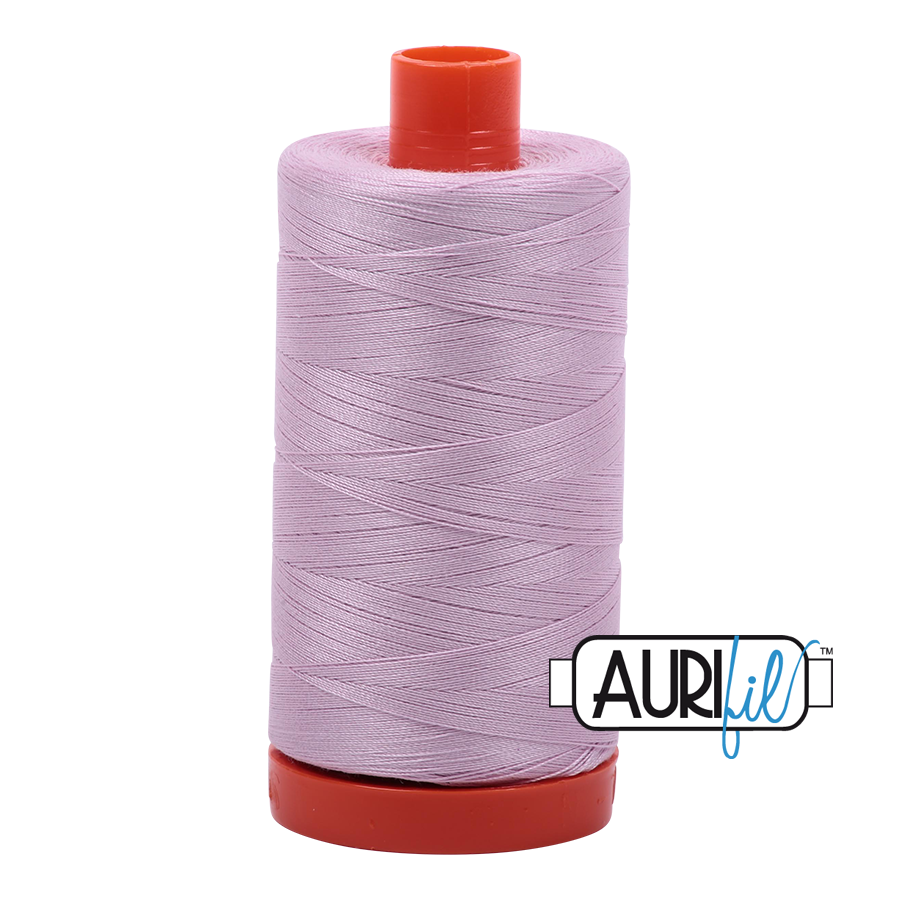 Col. #2510 Light Lilac - Aurifil 50 Weight, Thread Length: 1300M spool