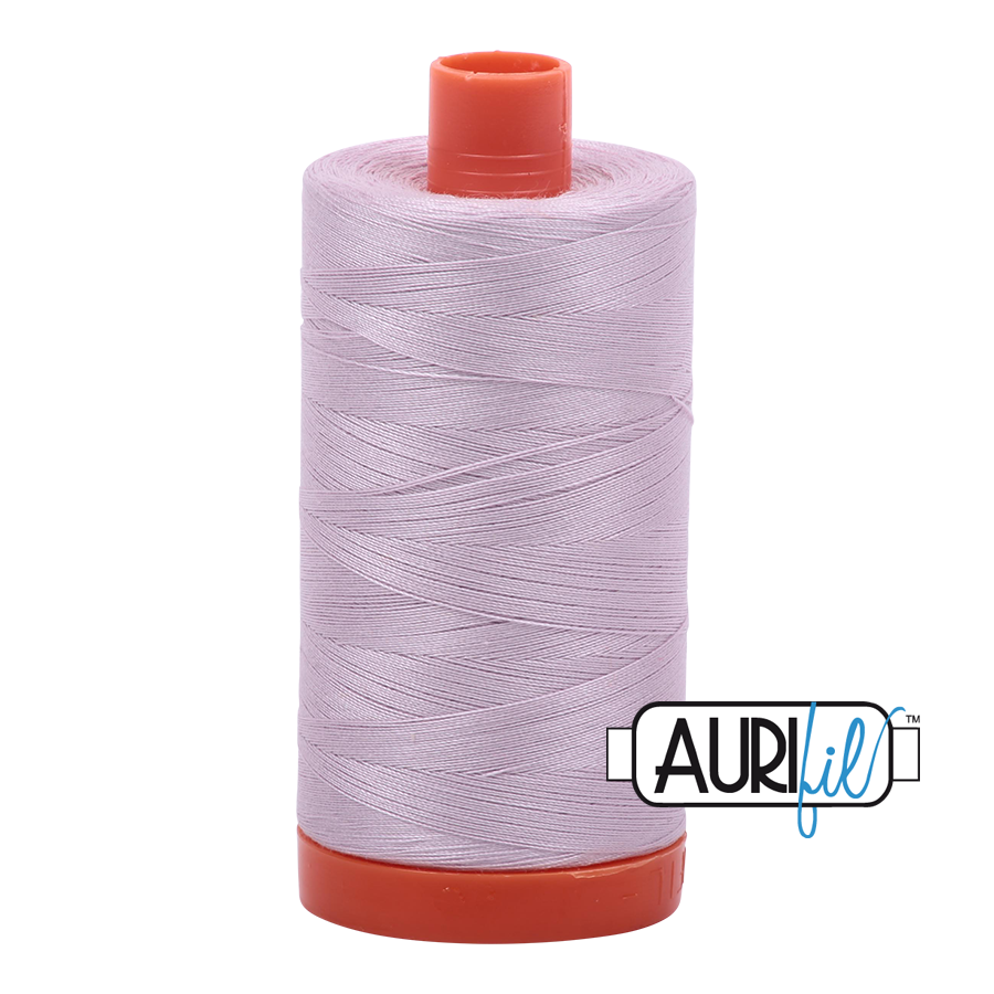 Col. #2564 Pale Lilac - Aurifil 50 Weight, Thread Length: 1300M spool