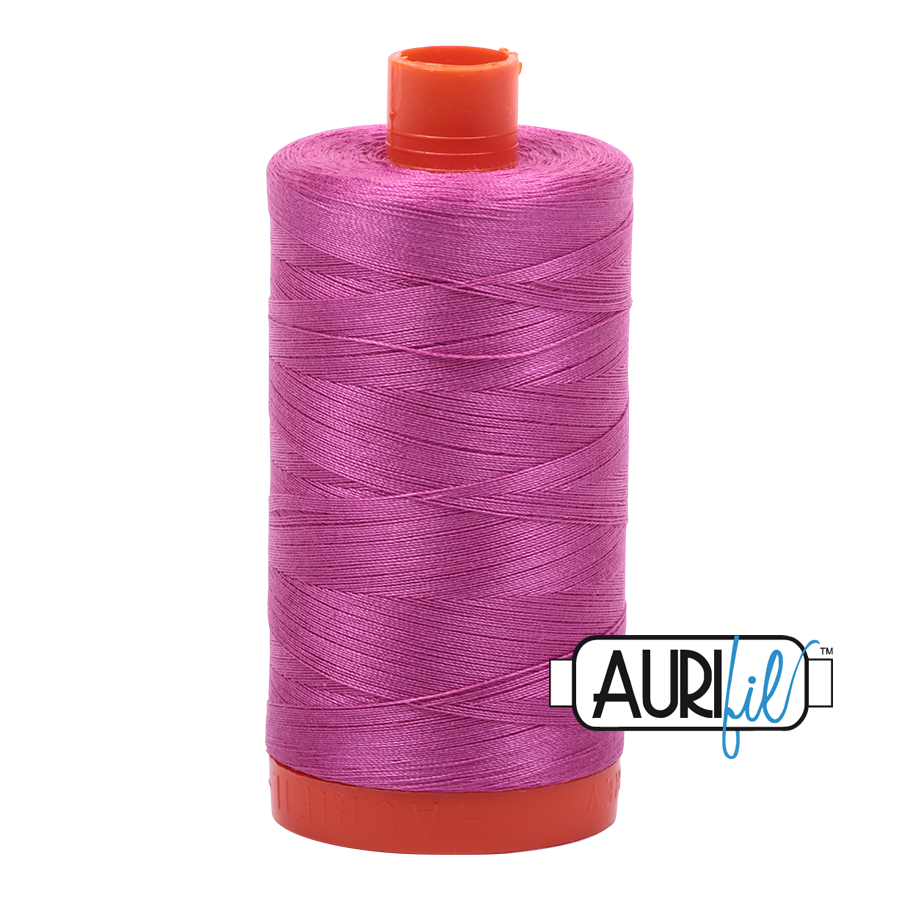 Col. #2588 Light Magenta - Aurifil 50 Weight, Thread Length: 1300M spool