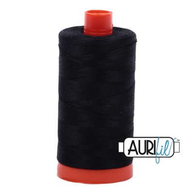 Col. #2692 Black - Aurifil 50 Weight Col. #2692 Black - Aurifil 50 Weight