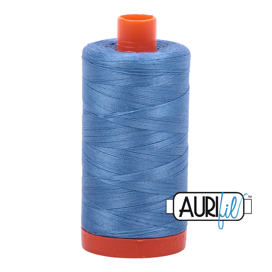 Col. #2725 Light Wedgewood - Aurifil 50 Weight, Thread Length: 1300M spool