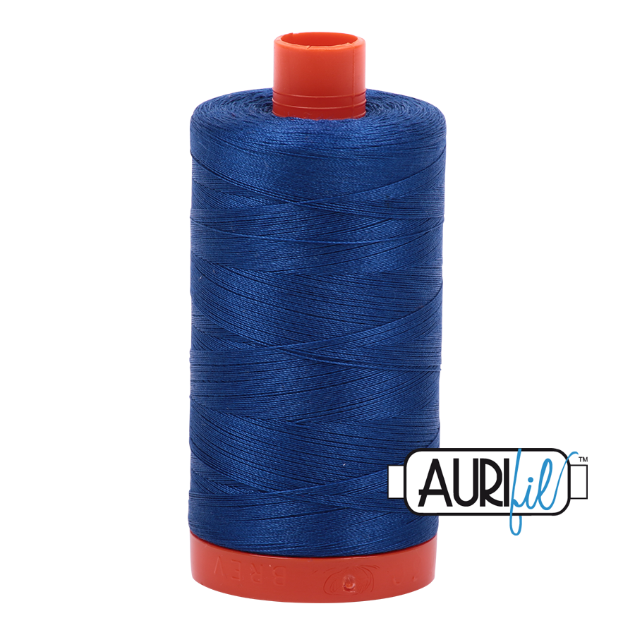 Col. #2740 Dark Cobalt - Aurifil 50 Weight, Thread Length: 1300M spool