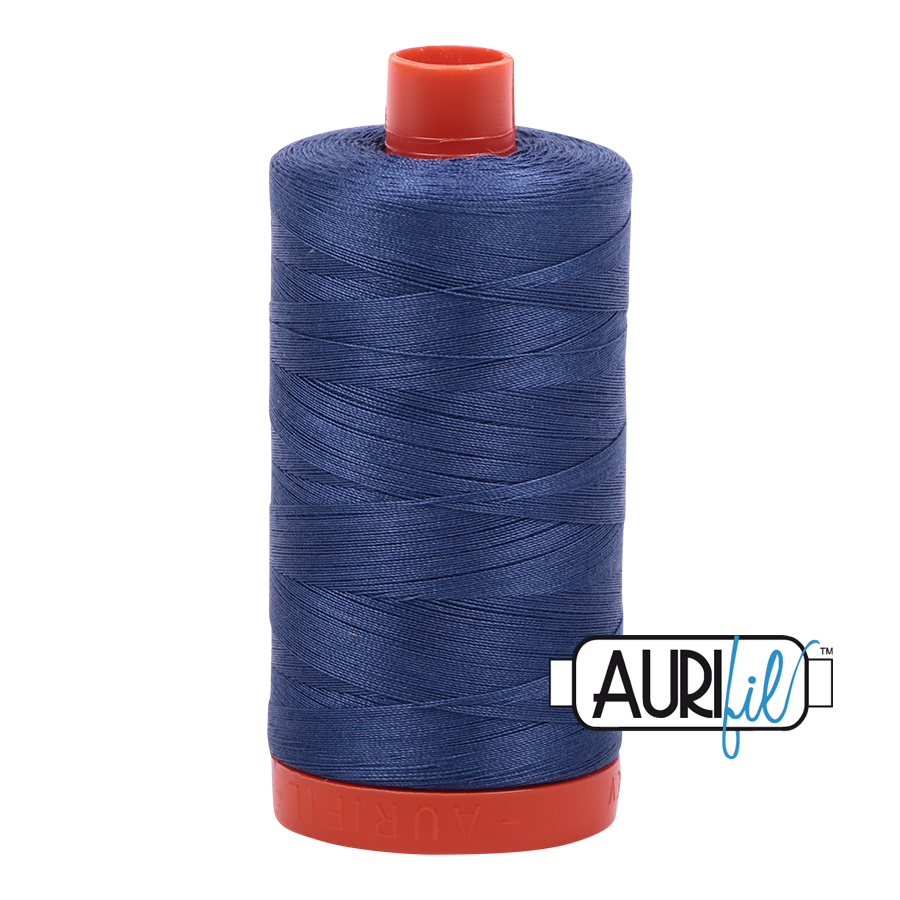 Col. #2775 Steel Blue - Aurifil 50 Weight, Thread Length: 1300M spool