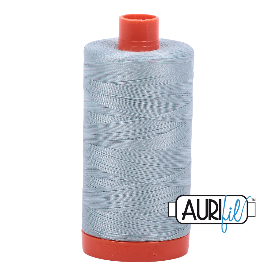 Col. #2847 Bright Grey Blue - Aurifil 50 Weight, Thread Length: 1300M spool