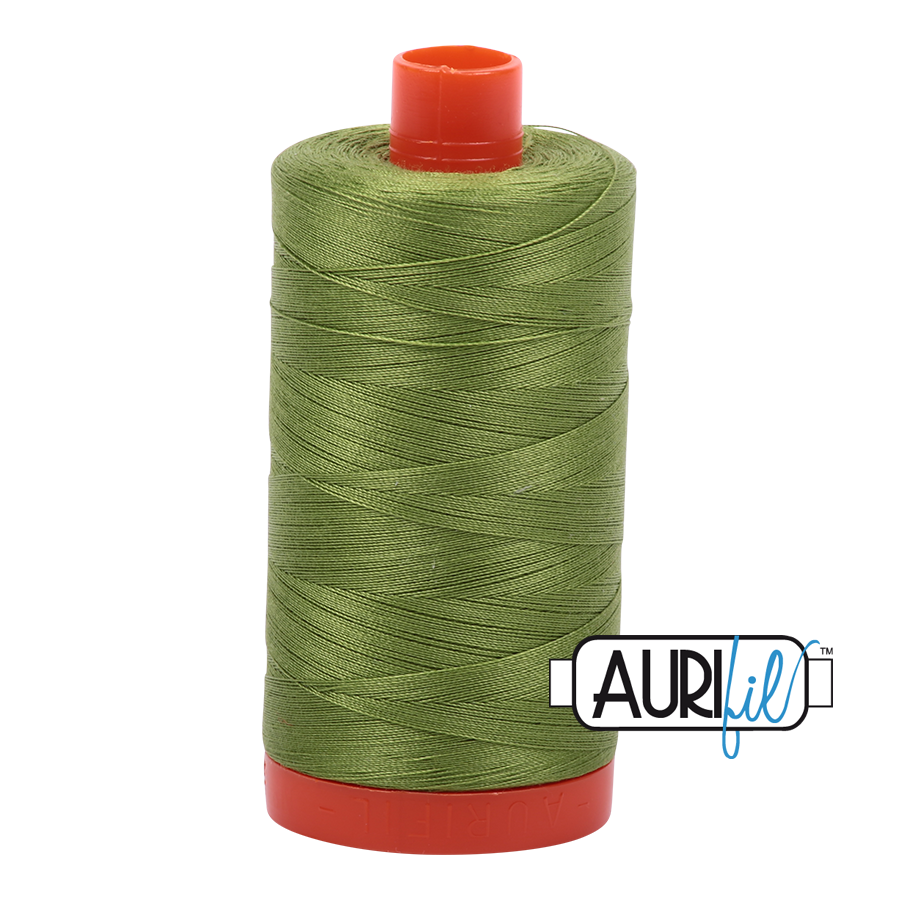 Col. #2888 Fern Green - Aurifil 50 Weight, Thread Length: 1300M spool
