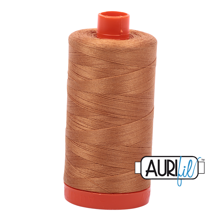 Col. #2930 Golden Toast - Aurifil 50 Weight, Thread Length: 1300M spool