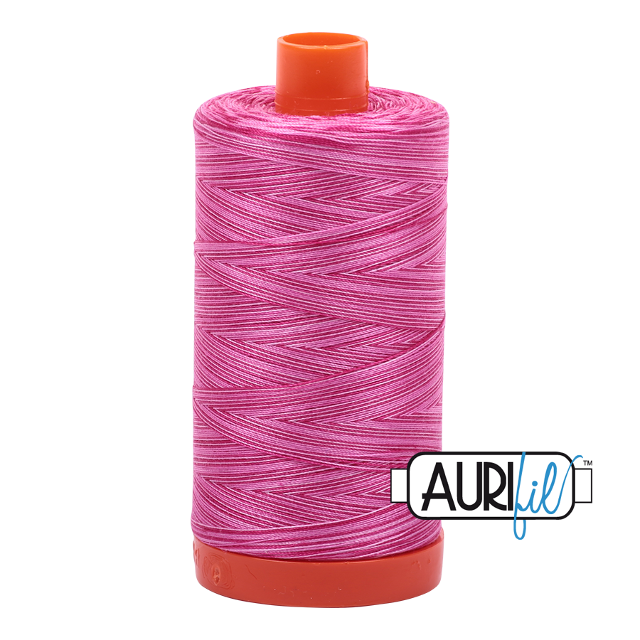 Col. #4660 Pink Taffy - Aurifil 50 Weight, Thread Length: 1300M spool