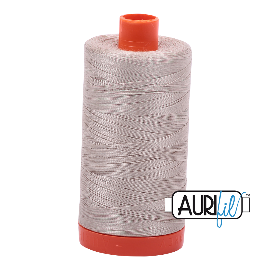 Col. #6711 Pewter - Aurifil 50 Weight, Thread Length: 1300M spool