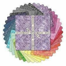 Color Therapy Batiks  10" Squares