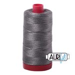 Col. #5004 Grey Smoke -Aurifil 12 Weight Col. #5004 Grey Smoke -Aurifil 12 Weight