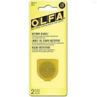 28mm Rotary Blades Olfa - 2 pack