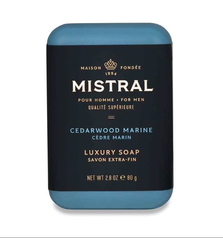 CEDARWOOD MARINE TRAVEL BAR SOAP