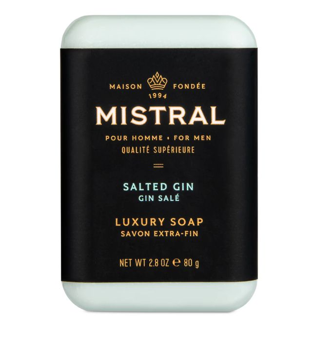 SALTED GIN TRAVEL BAR SOAP
