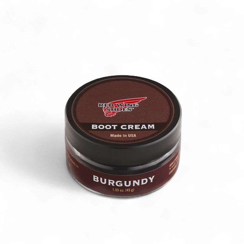 98035 BOOT CREAM BURGUNDY