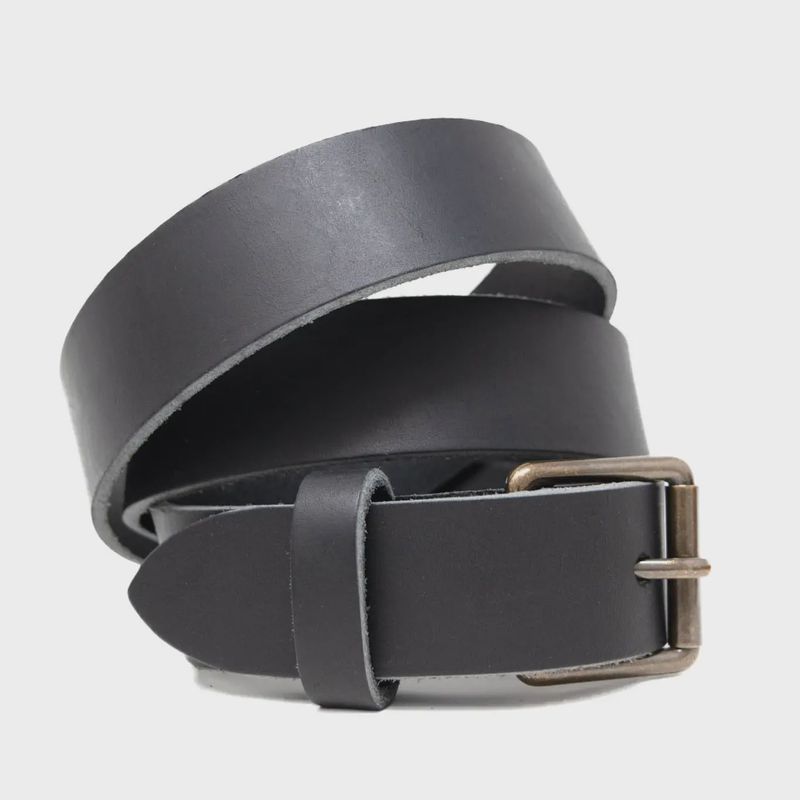 BELT-FULL GRAIN LEATHER BLACK N2652
