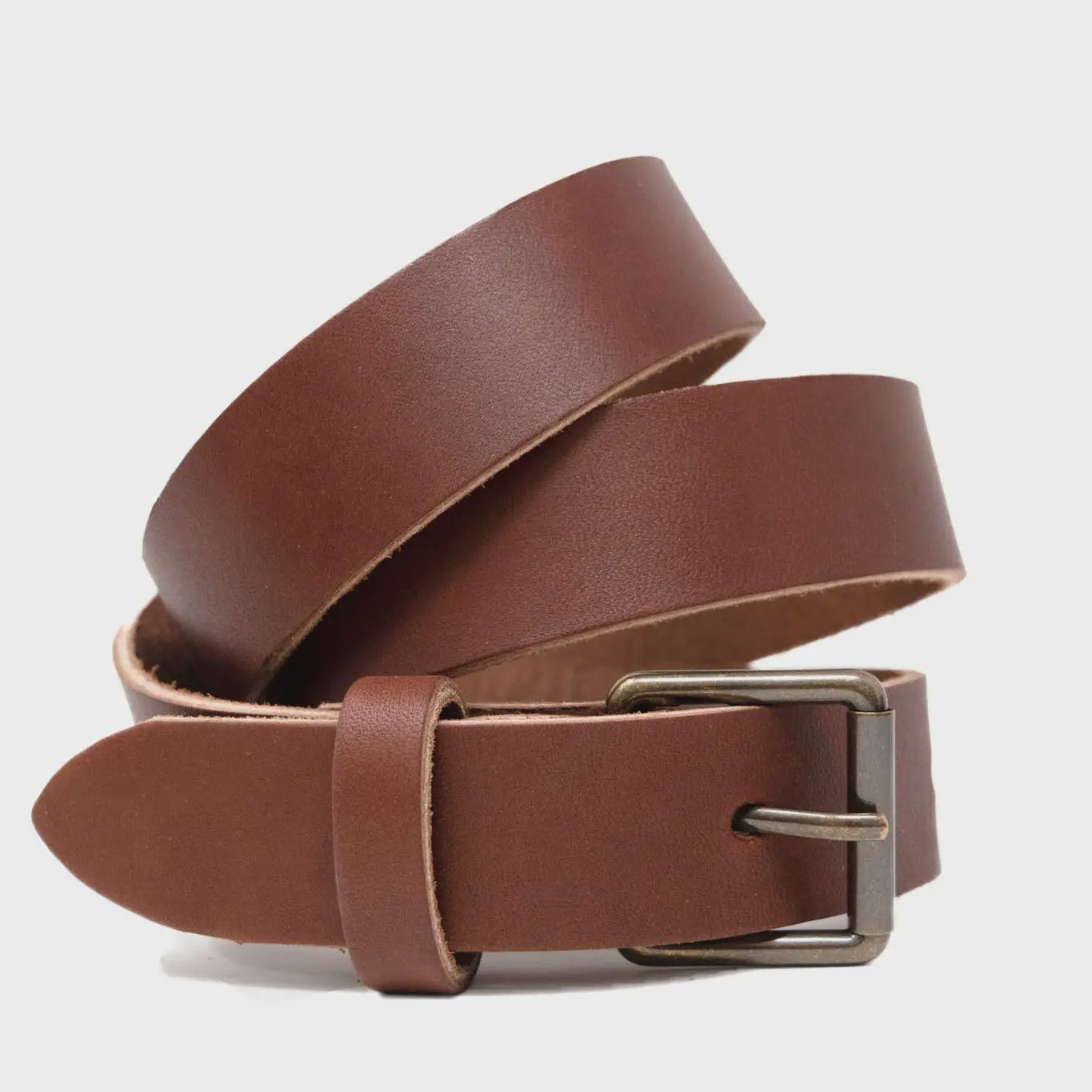 BELT-FULL GRAIN LEATHER BROWN N2652