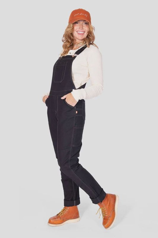 Stretch Canvas Overalls