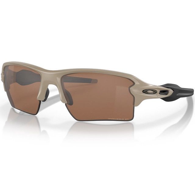 FLAK 2.0 XL DESERT TAN FRAME W/ TUNGSTEN PRIZM POLARIZED LENSES
